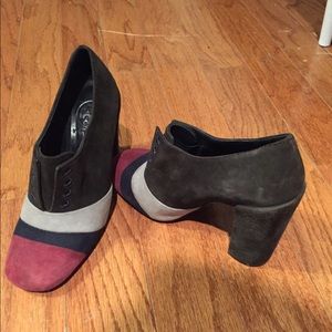 Tory Burch size 6 vintage style chunky heel